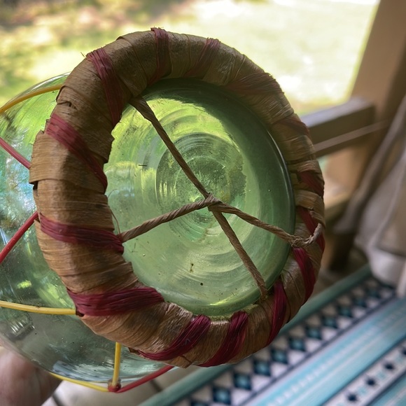 🍷Vintage Italian Blown Green Glass Wine Decanter 🍷 - Picture 14 of 14